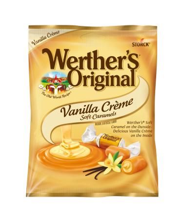 Werther's Original Soft Vanilla Crme Caramel Candy, 4.51 Oz Bags (Pack of 12)