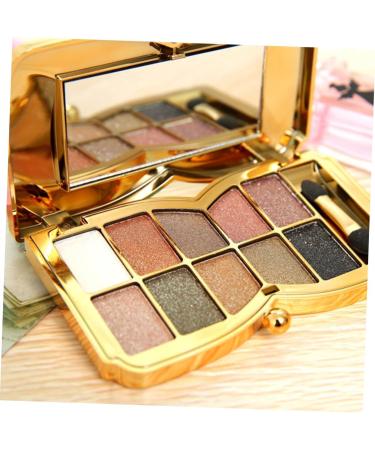 DOITOOL Set Colorful Shadow Eye Brush # and Mirror Makeup Colors Flash Glitter with Eyeshadow 1 count (Pack of 1) As Shown - Buy Online on GoSupps.com