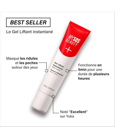 My Sos Beauty Correcting Gel for Eyes - Temporary Lifting Cream for Eyes - Anti-Aging Eye Lift Cream - Instant Lifting Effect - Buy Online on GoSupps.com
