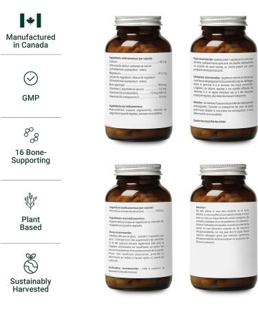 AlgaeCal - Bone Builder Pack for Bone Density Increase Clinically Supported Plant Based Calcium Supplement & Strontium for Women & Men Vitamin K2 (MK-7) & Vitamin D3 Magnesium & Trace Minerals for Bone Health Veggie Caps 180 count (Pack of 1) - Buy Online on GoSupps.com