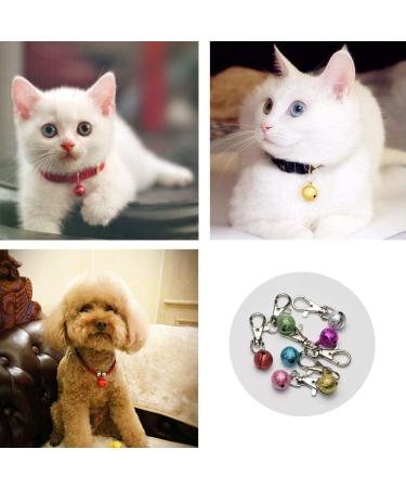 8 Pack Colorful Cat Collar Bells - Loud Dog Bell Training Charms for Pet Puppy & Kitty Necklace - Buy Online on GoSupps.com