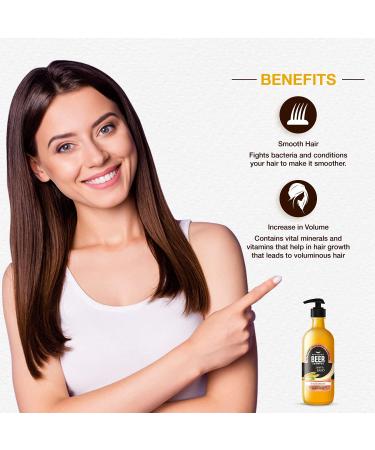 Buy Beer Shampoo for Shiny & Bouncy Hair (650ml) | Paraben Free | Natural Ingredients for Dull Hair | International Shipping Available - Buy Online on GoSupps.com