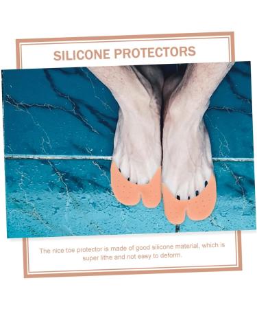 Hemoton 3 Pairs Toe Sleeve Silicone Gel Sneaker Socks - Breathable Toe Protectors for Ballet Shoes, Anti-Slip Pads for Tiptoe Cover - Buy Online on GoSupps.com