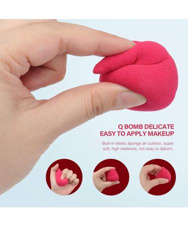 Sponge Cushion Puffs Makeup Sponge Blender Foundation Beauty Tool Powder Puff with Screw Shape Face Makeup Loose Powder Cushion Makeup Sponge for Contouring Under Eyes and Corners - Buy Online on GoSupps.com