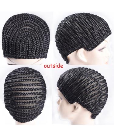 Refined Braided Wig Caps - Crochet Cornrows Cap for Easy Wig Making | Glueless Hair Net Liner - Buy Online on GoSupps.com
