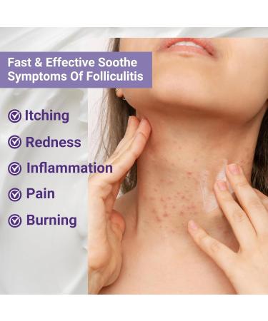 ishancare Folliculitis Treatment Highly Effective Folliculitis Cream Natural folliculitis for Itching Redness Inflammation Ache Burning 3.53 Oz 100g - Buy Online on GoSupps.com