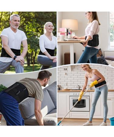Back Brace for Lower Back Pain Relief | Breathable Support Belt for Men & Women | Sciatica Herniated Disc Scoliosis - X-Large - Buy Online on GoSupps.com
