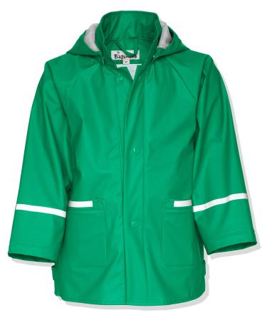 Playshoes Unisex Kid's Regenjacke Wind and Waterproof Raincoat Rainwear 116 green