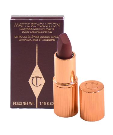 Charlotte Tilbury Matte Revolution Luminous Modern-Matte Long-Lasting Lipstick Mini Travel Size Charm - Pillow Talk 2 Medium