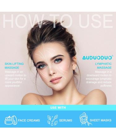 AUDUODUO Premium Ice Face Roller - Extra Roller for Long-Lasting Cold Therapy for Face Neck & Body | Reduces Puffiness & Refreshes Skin - Blue - Buy Online on GoSupps.com