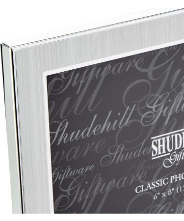 Shudehill 24168 Silver Satin Photo Frame - 6x8 Size - Landscape or Portrait - Buy Online on GoSupps.com