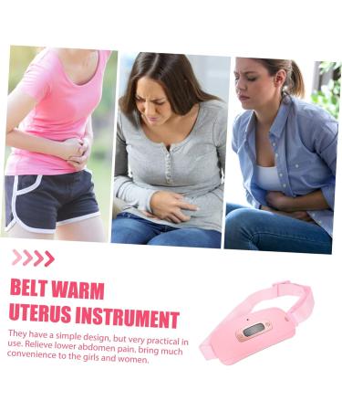 Solustrie 2-in-1 Heating & Massage Belt for Period Cramps | Relieve Menstrual Pain with Heat Pad & Cushion - Buy Online on GoSupps.com