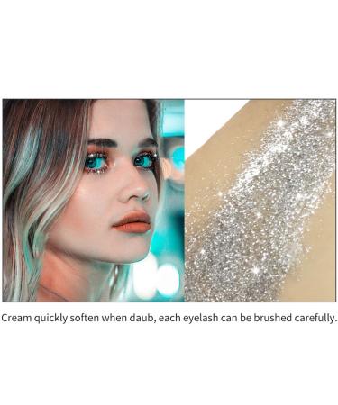 Diamond Glitter 4D Waterproof Mascara - Long-Lasting & Sparkly | 2PC Set for Party & Wedding - Buy Online on GoSupps.com