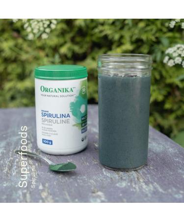 Organika Certified Organic Spirulina Powder- Superfood 3rd Party Tested Pristine Sourcing Vegan- 300g 300 g (Pack of 1) Powder - Buy Online on GoSupps.com