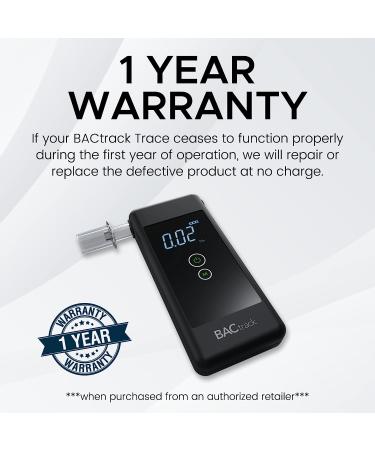 BACtrack Trace Breathalyzer | Professional-Grade Accuracy | DOT & NHTSA Compliant | Portable Alcohol Tester - Buy Online on GoSupps.com