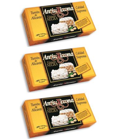 Alicante Antiu Xixona Hard Turban Supreme Quality 150g Pack of 3 Units Total 450g