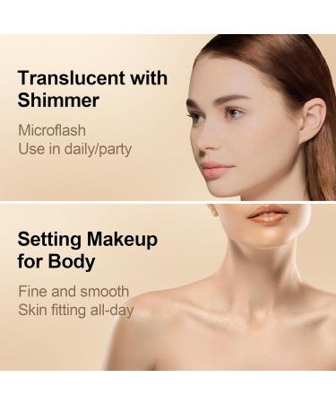 FV Loose Setting Powder Lightweight Oil Control and Long Lasting Translucent Powder with Shimmer Finish Talc-Free Face Powder Makeup for All Skin Types 10g Shimmer Sheer - Buy Online on GoSupps.com