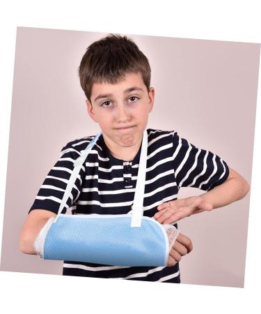 Healvian Children's Arm Sling Suspenders for Kids Shoulder Sling for Torn Rotator Cuff Arm Sling for Kids 60X30CM Sky-blue - Buy Online on GoSupps.com