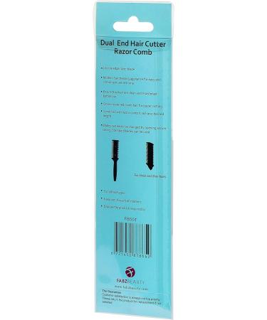 Fabz Beauty Double Sided Hair Thinning Comb & Styling Razor - 1 Count - Buy Online on GoSupps.com