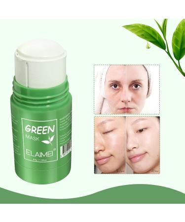 Moulis Green Tea Mask Stick (2 PCs) | Deep Cleaning Pores Acne & Blackhead Control | Oil Control Facial Mask for All Skin Types - Buy Online on GoSupps.com