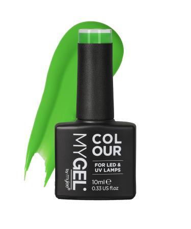 Mylee Gel Nail Polish 10ml Green There Done That UV/LED Soak-Off Nail Art Manicure Pedicure for Professional Salon & Home Use Green Range - Long Lasting & Easy to Apply MG0183 - Green There Done That