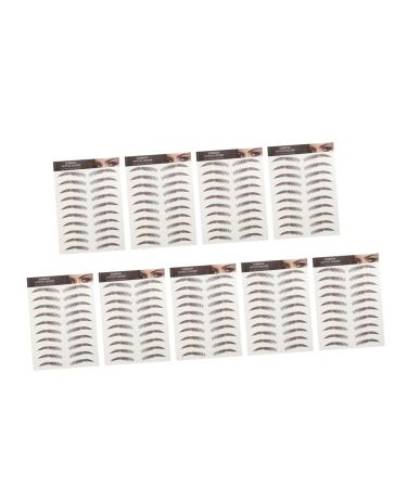 Beavorty 27 Sheets Waterproof Eyebrow Stickers Makeup Gadgets Eyebrow Tattoos Stickers Tool 6d Eyebrow Lines