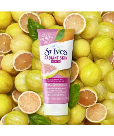St Ives 150ml Radiant Skin Pink Lemon & Orange Scrub - Exfoliating Facial Scrub for Brighter Skin - Buy Online on GoSupps.com