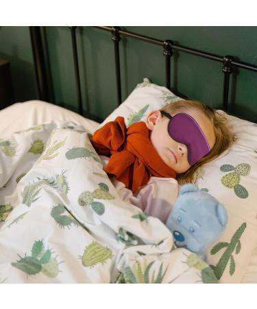 Silk Sleep Mask Set for Women Men Children - 4 Pack Adjustable Eye Masks for Sleeping - Blackout Blindfold for Travel, Nap - Soft and Comfortable - Buy Online on GoSupps.com