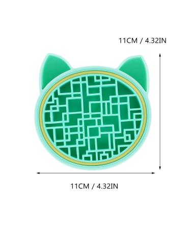 Buy Green 11x11cm Makeup Brush Cleaner & Storage Rack - Cute Cat Clean Brush Pad & Scrubber for Perfect Makeup Care | International Shipping Available - Buy Online on GoSupps.com