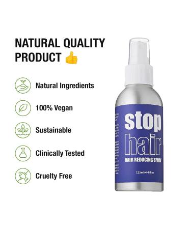 100% Natural Hair Growth Inhibitor | Permanent Hair Removal & Reduction | Face & Body Epilation Solution - 4.3oz - Buy Online on GoSupps.com