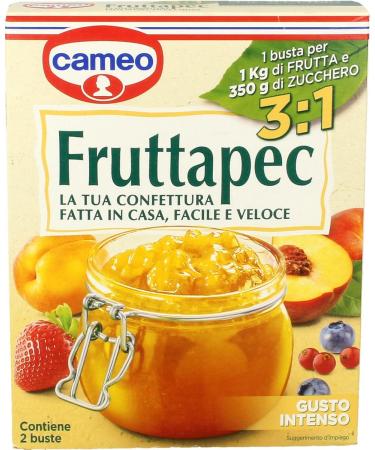 Cameo Fruttapec Gusto Intenso Prepared for Homemade Jam 50 g (Contains 2 x 25 g Sachets)