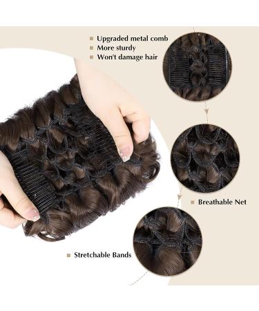 HANYUDIE Brown Messy Bun Chignon Scrunchie Hairpiece for Women - Buy Online on GoSupps.com