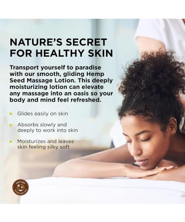 Hemp Seed Massage Lotion - Dreamsicle 8 oz | Vegan Cruelty-Free Deeply Moisturizing Silky Soft Skin | International Shipping Available - Buy Online on GoSupps.com