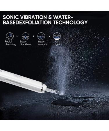 Skin Scrubber Face Spatula - Professional Blackhead Remover with 4 Modes for Deep Cleansing - Skin Care Tool for Women & Men | White - Buy Online on GoSupps.com