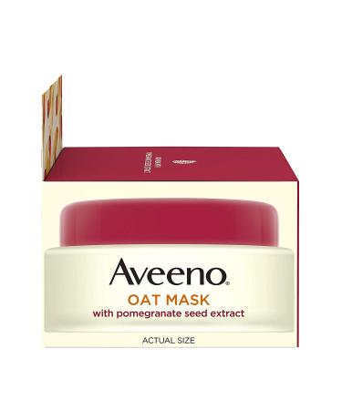 Aveeno Oat Beauty Mask with Pomegranate Extract - Glow Boost - 1.7 oz - Buy Online on GoSupps.com