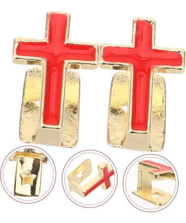 CALLARON 2pcs Cross Braces Dreses Decor Grill for Teeth Rapper Props Teeth Grills The Cross Small Cross - Buy Online on GoSupps.com
