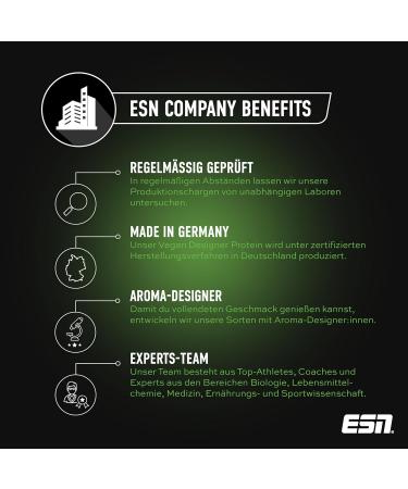 ESN Vegan Designer Protein Powder Cinnamon Cereal 910g & Ultrapure Creatine Monohydrate 500g - Muscle Building & Maintenance Tested Quality - Made in Germany - Buy Online on GoSupps.com
