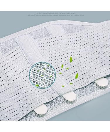 Self-Heated Magnetic Therapy Waist Support Belt - Pain Relief for Men & Women | Double Compression Lumbar Support - XL Light Gray - Buy Online on GoSupps.com