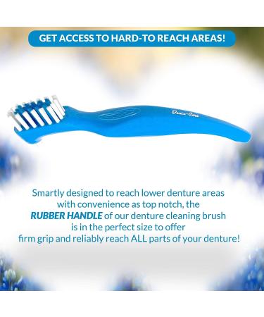 Natural Strong Denture Adhesive NaturDent | Holds Dentures Longer & Stronger | Zinc-Free & Paraffin-Free | Bundle with Dentu-Care Brush - Buy Online on GoSupps.com