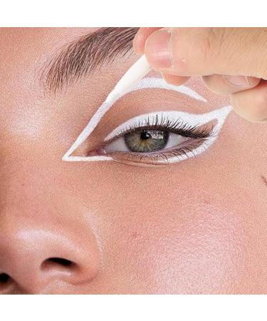 MUSISALY 5pcs White Lying Silkworm Pen White Eye Shadow Eye Shadow Makeup Cosmetics Pencil Eyeliner Abs - Buy Online on GoSupps.com