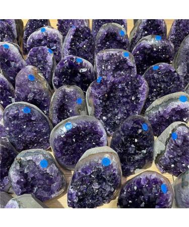 Natural geode Quartz CrystalsStones Uruguay Amethyst Cluster for Home Decoration NaturalCrystal ERTEYIN (Color : 1pcs Size : 900-1200g) 900-1200g 1pcs