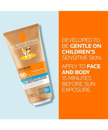 La Roche-Posay Kids Sunscreen Anthelios Dermo-Kids SPF50+ Face & Body Sunscreen Lotion Broad Spectrum UVA UVB Protection for Children's Sensitive Skin now in an Eco-Tube Fragrance-Free 200mL KIDS SPF 50+ - Buy Online on GoSupps.com