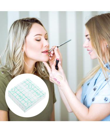 Minkissy 100st Makeup Hand Palette Cream Mixer - Versatile Cosmetic Palette & Nail Sticker Mixture Plate - Medical White Detergent PU Foil 7x7x0.1cm - Buy Online on GoSupps.com