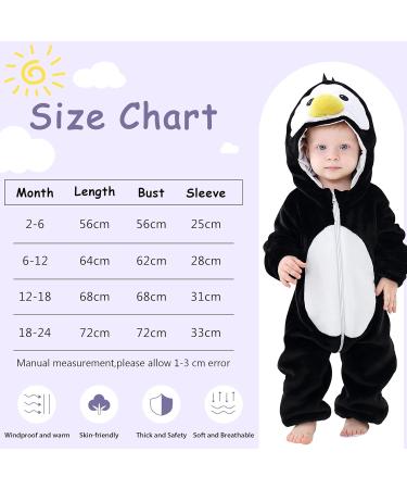 COOKY.D Unisex Winter Animal Hooded Baby Romper | Black Bird | 6-12 Months - Buy Online on GoSupps.com
