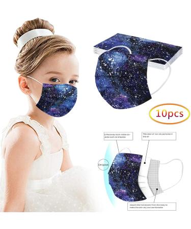 50pc Kids Disposable_Mask 3 Ply Kids Face_Masks for Protection Anti Dust Face Mouth Filter Tools for Children School - Buy Online on GoSupps.com