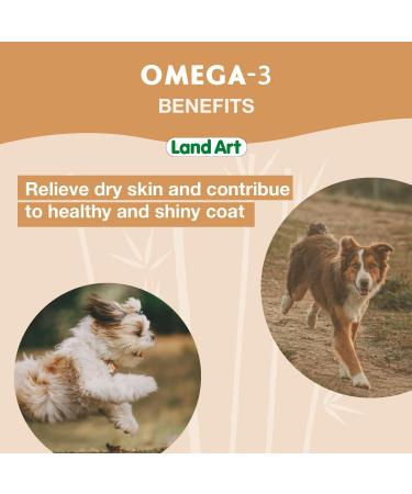 Pet Omega 3 Supplement - Liquid Formula - Soothe Dry Skin - Fish Oil - 250ml - GMO Free - Gluten Free - Made in Canada - Buy Online on GoSupps.com