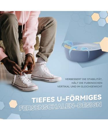 Dynwalker Height Increase Insoles for Men - Shock Absorbing Gel Shoe Lifters Non-Slip and Pressure-Resistant (Size 42-44) - Buy Online on GoSupps.com