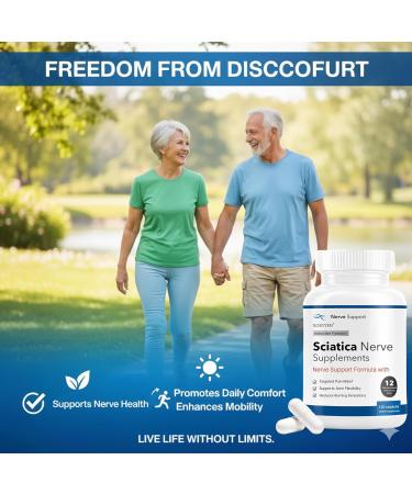 XORYTEN Sciatica Nerve Pain Relief | 120 Capsules | Botanical Extracts | Carefully Selected Ingredients Premium Quality - Buy Online on GoSupps.com