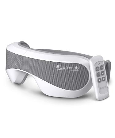 Eye Massager with Heat & Remote Bluetooth Music Heated Massager for Migraines Relax and Reduce Eye Strain Dark Circles Eye Bags Dry Eye Improve Sleep Ideal Gifts for Women/Men
