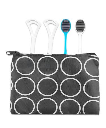 Buy Tongue Scraper Bulk Kit | BPA Free Tongue Scrapers & Brushes for Adults & Kids - 12 Pack Oral Hygiene Bundle - Buy Online on GoSupps.com